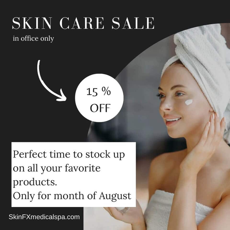 Skin care Sale - SkinFX Medical Spa Pasadena Ca